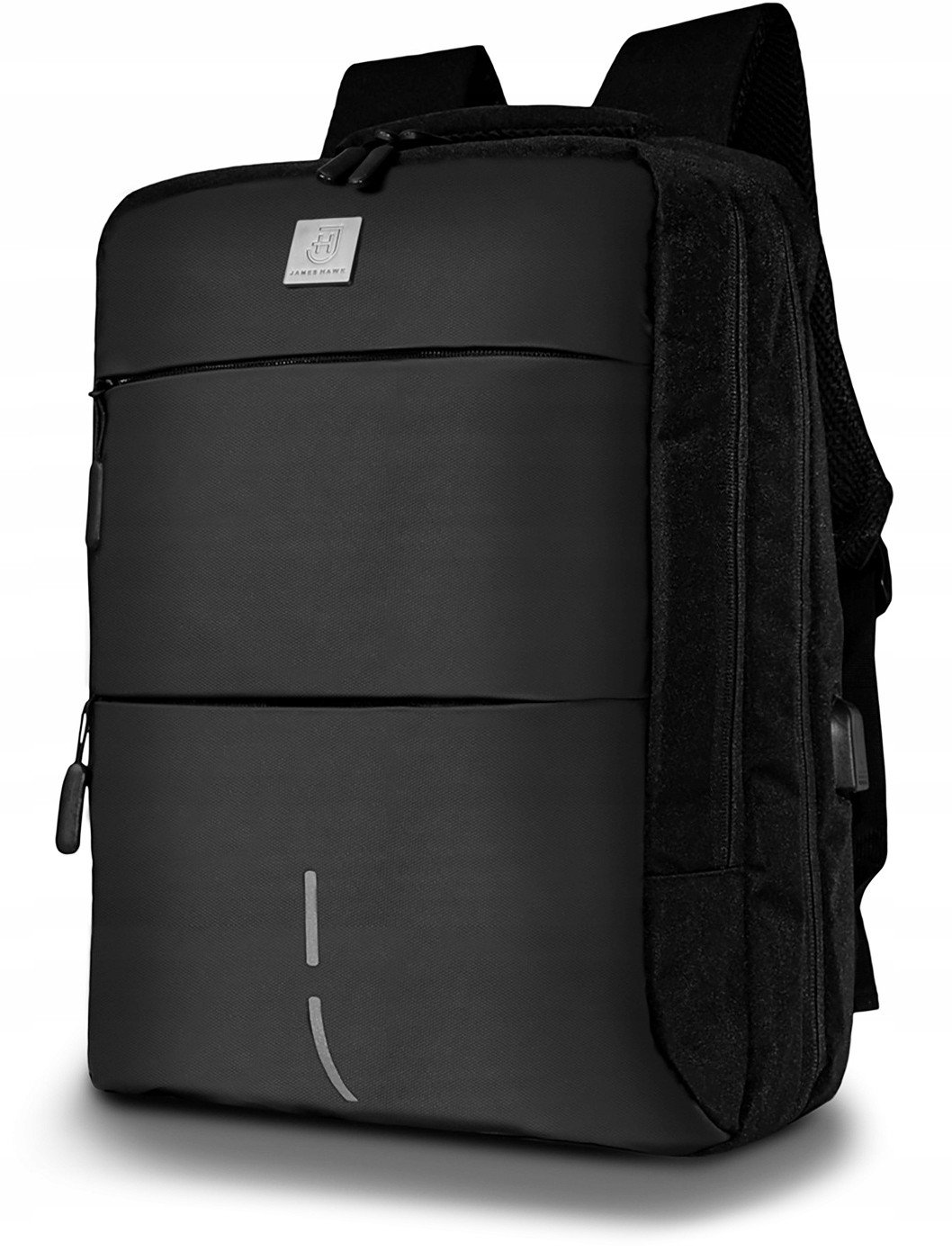 James Hawk Smart Backpack Černý batoh na notebook.