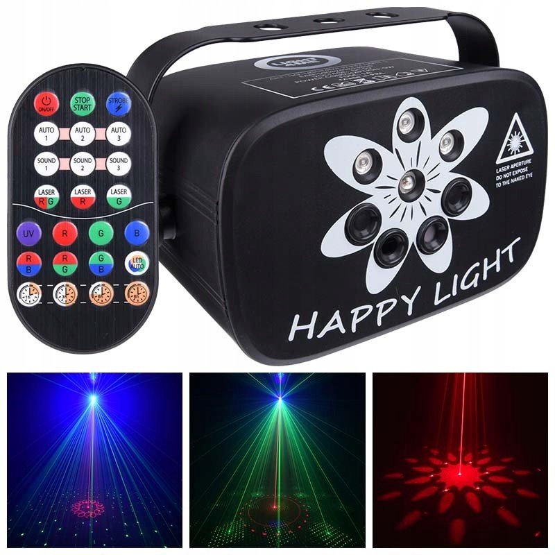 LIGHT4ME Party Light 1 efekt Led disco osvětlení Uv laser