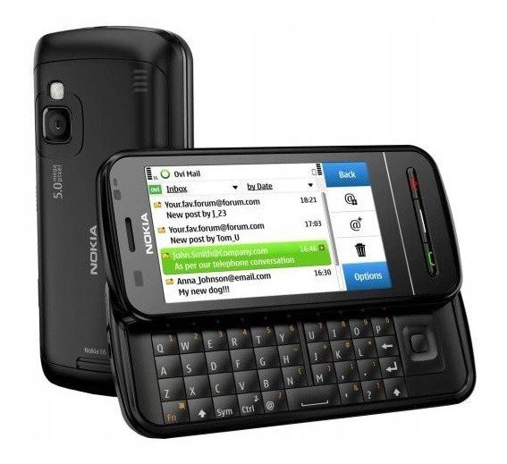 Chytrý telefon Nokia C6-00 Black Wi-Fi 128/240MB Gps