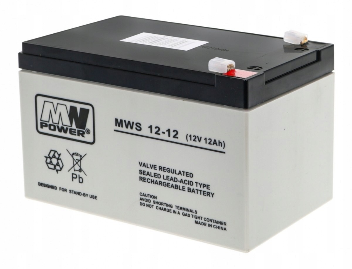 Gelová baterie 12V/12Ah pro dětská elektrická vozidla Náhradní díl