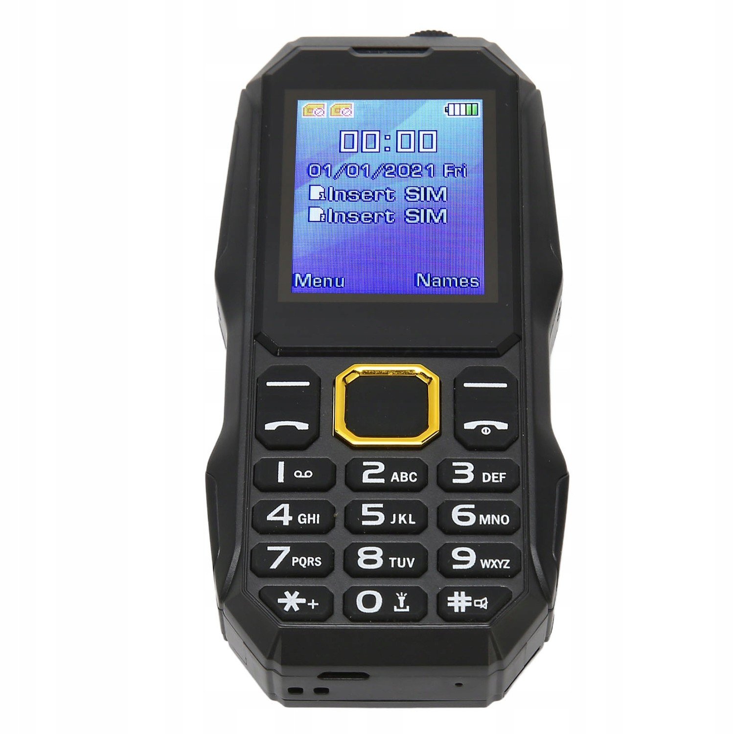 Telefon Pro Seniory Dual Sim 5800MAH Černý 2G