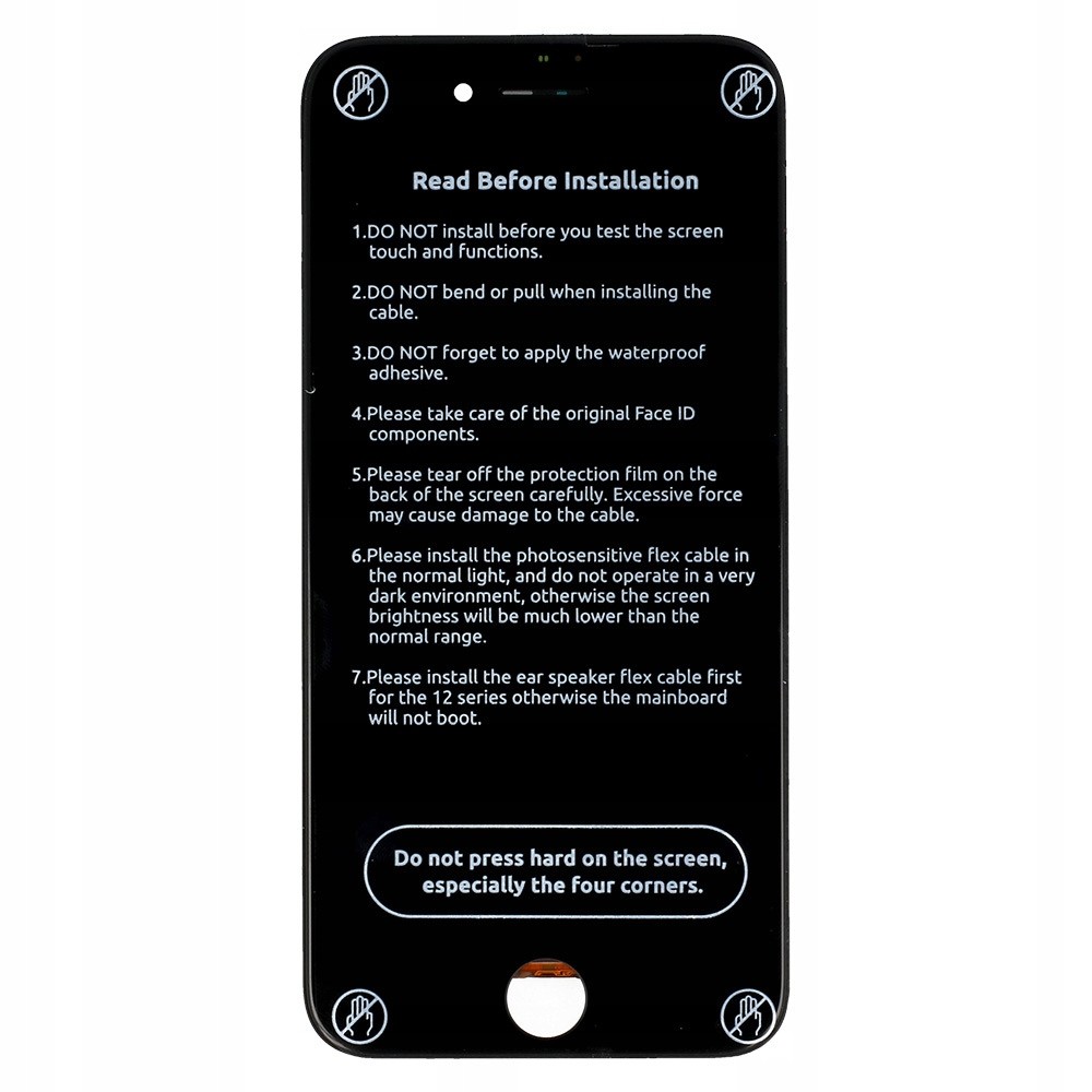 Ncc LCD displej pro iPhone 7 černý Select