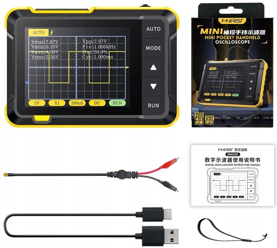 Digitální přenosný osciloskop Fnirsi DSO-152