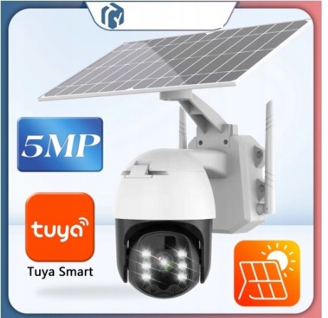 Kamera Na Solární Baterie Wifi 5MP Tuya Smart Live