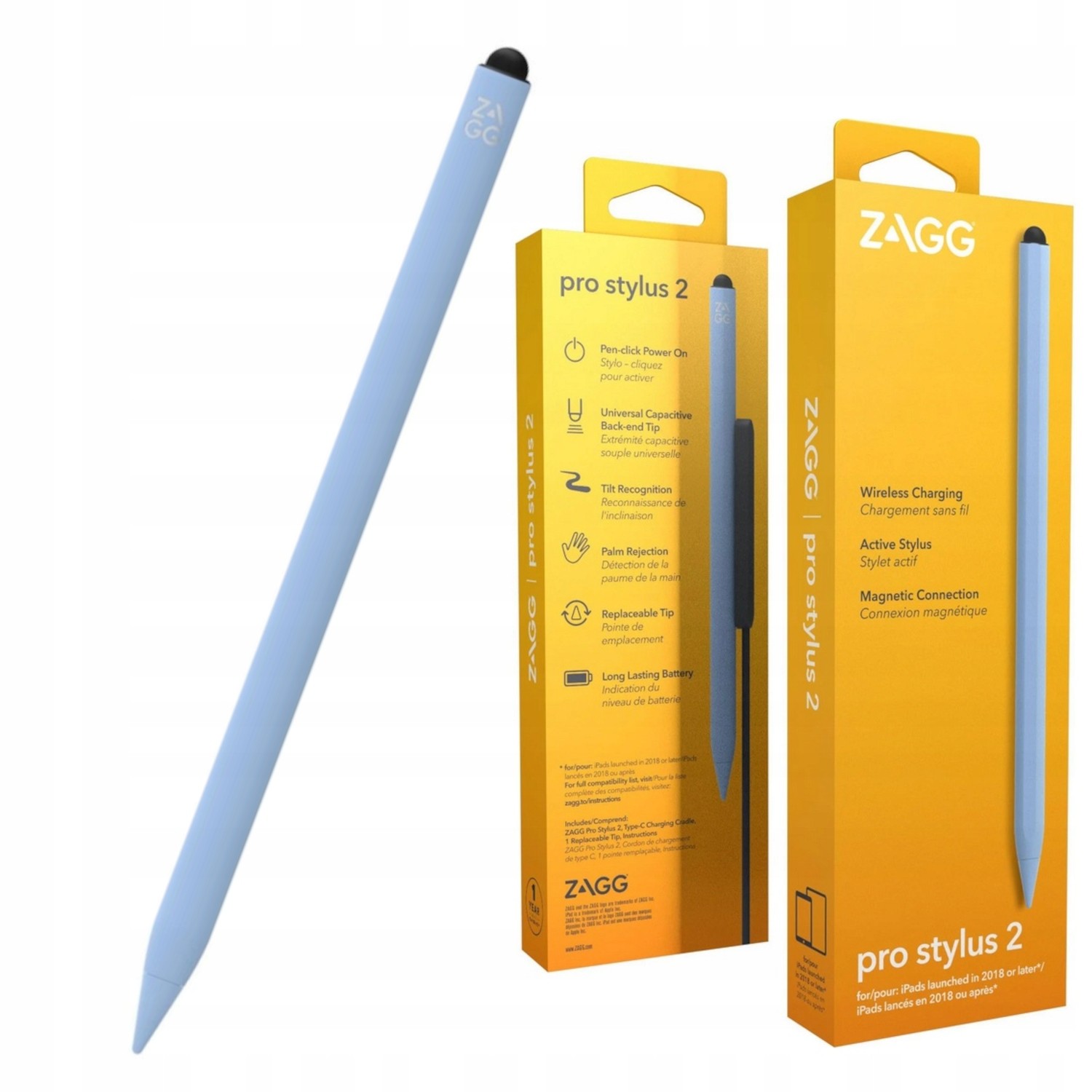 Zagg Pro Stylus2 stylus pencil pro Apple iPad blue