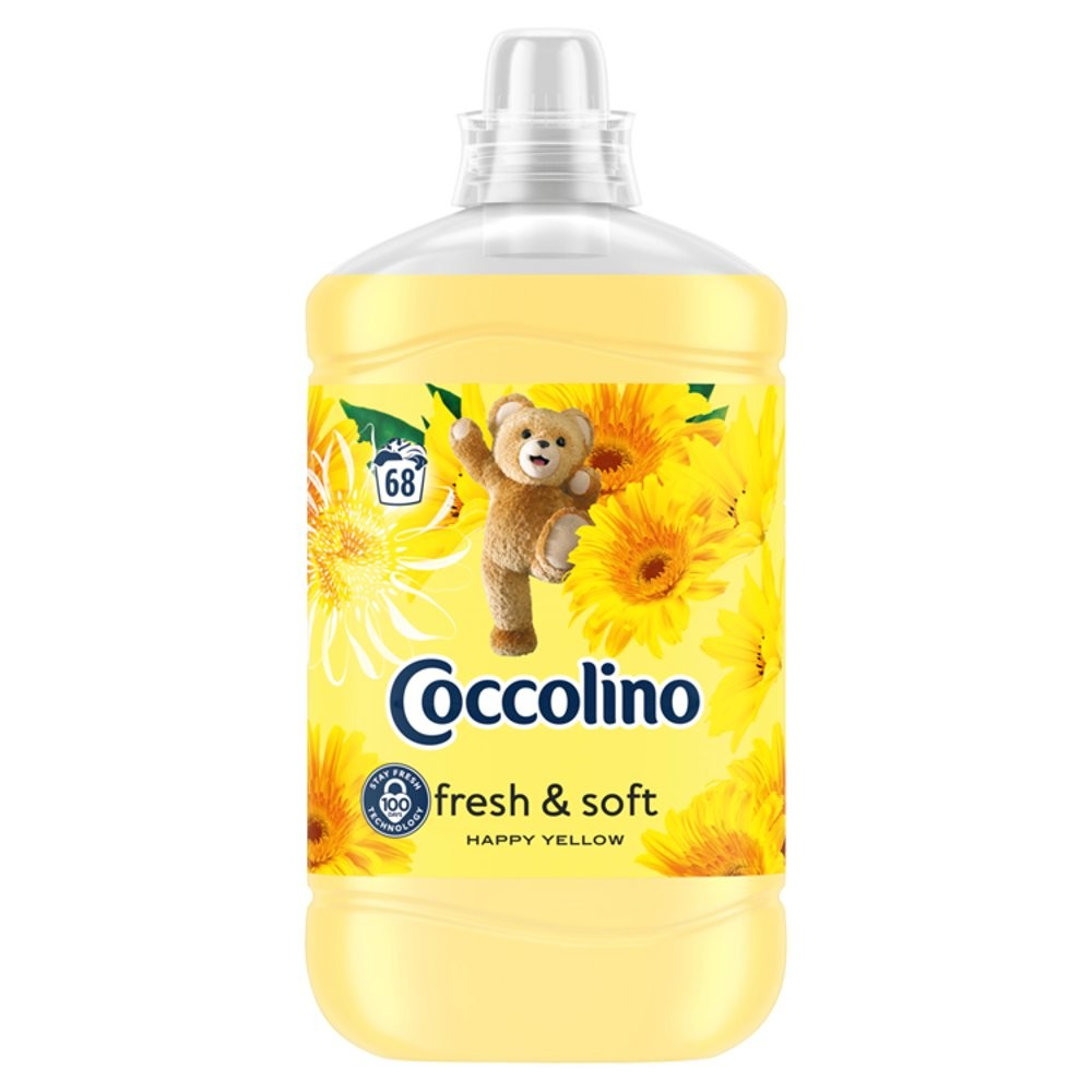 Coccolino Happy Yellow aviváž, 68 praní 1700 ml