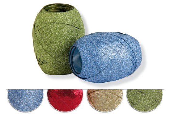 Brizzolari Stuha klubíčko GLITTY - mix - 6,5 mm x 20 m - 30 ks - 68245-70245