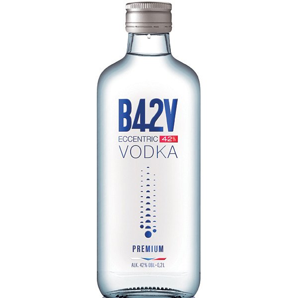 Vodka B42V Eccentric 0,2l 42% (holá láhev)