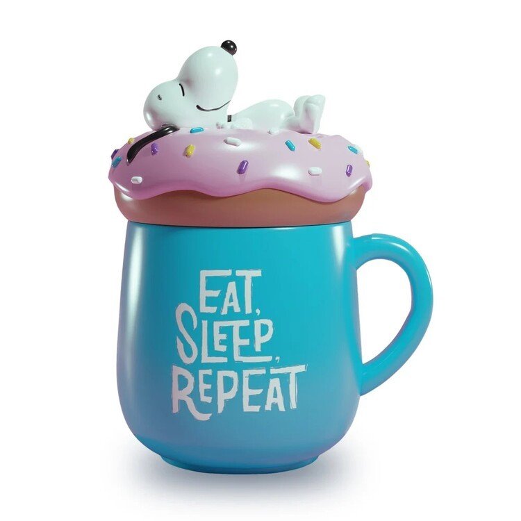 GRUPO ERIK Hrnek Snoopy - Eat, Sleep, Repeat