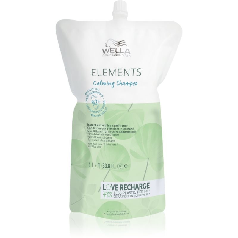 Wella Professionals Elements Calming hydratační a zklidňující šampon pro citlivou pokožku hlavy 1000 ml