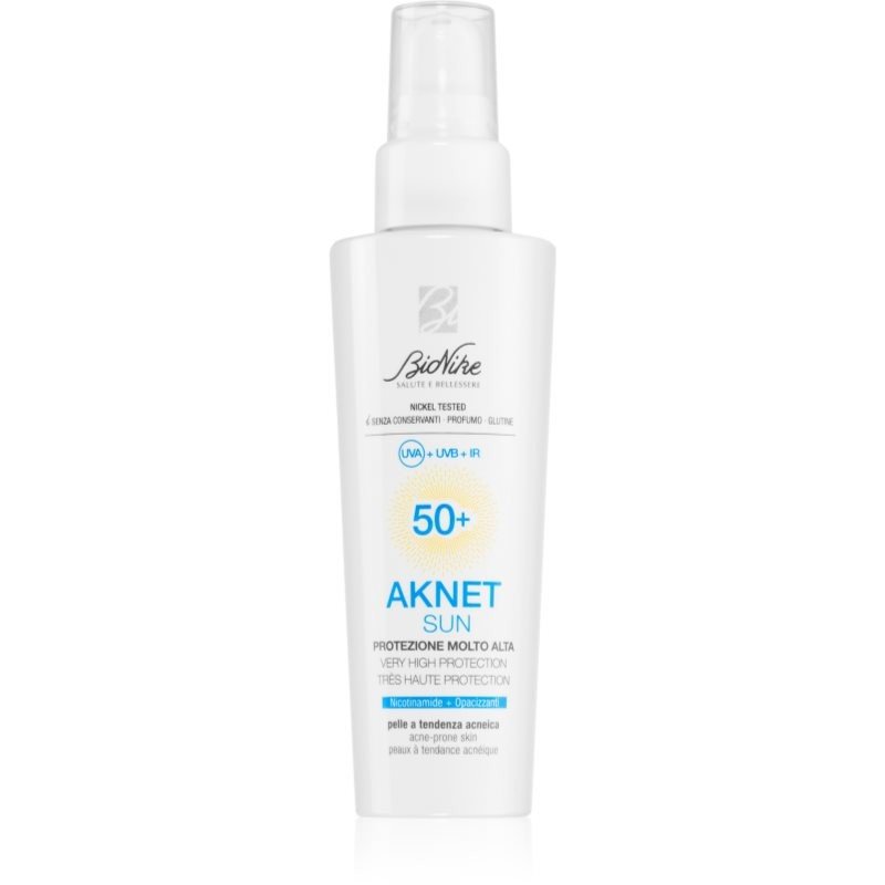 BioNike Aknet Sun ochranný pleťový krém na aknózní pleť SPF 50+ 50 ml