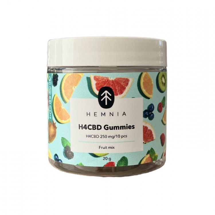 Hemnia H4CBD Gummies 250 mg Fruit Mix