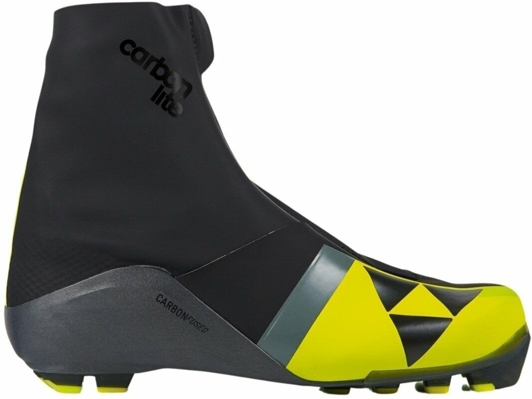 Fischer Carbonlite Classic Boots Black/Yellow 10,5