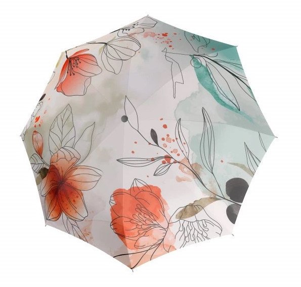 Doppler Dámský skládací plně automatický deštník Magic Floral 744865FL
