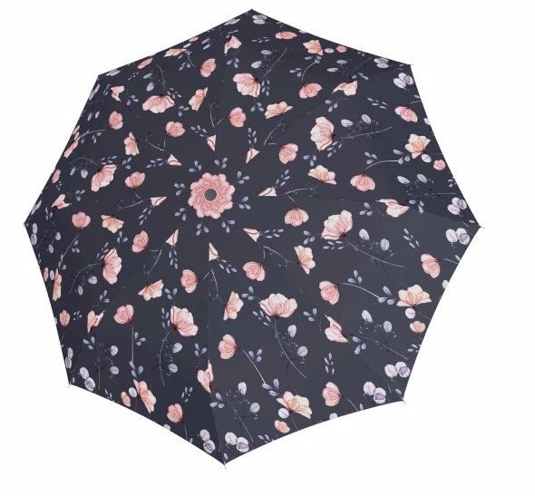 Doppler Dámský skládací plně automatický deštník Fiber Magic Wildflowers 7441465WF