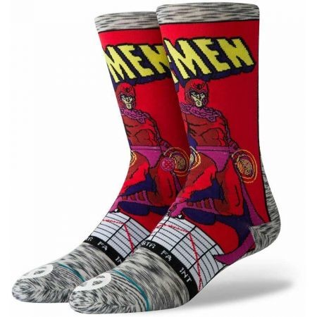 Ponožky Stance Magneto Comic - Červená - M