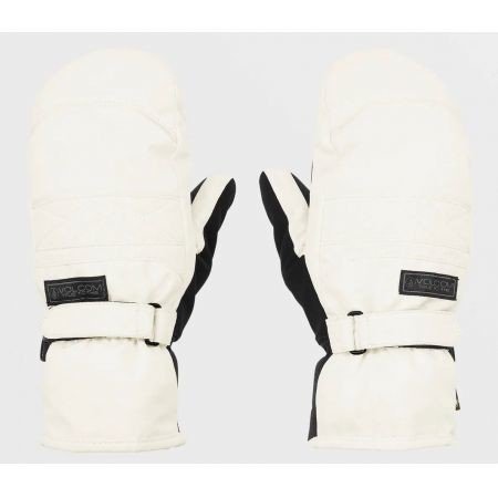 Rukavice Volcom Peep Gore-Tex Mitt Wms - Bílá - L