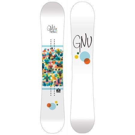 Snowboard Gnu B Nice Wms - Bílá - 151