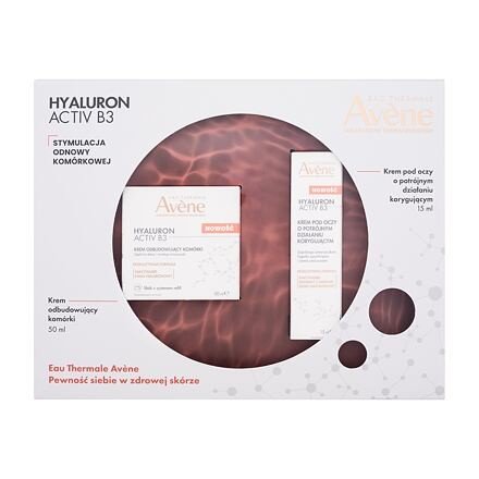 Avene Hyaluron Activ B3 sada denní pleťový krém Hyaluron Activ B3 Cell Renewal Cream 50 ml + oční krém Hyaluron Activ B3 Triple Correction Eye Cream 15 ml pro ženy