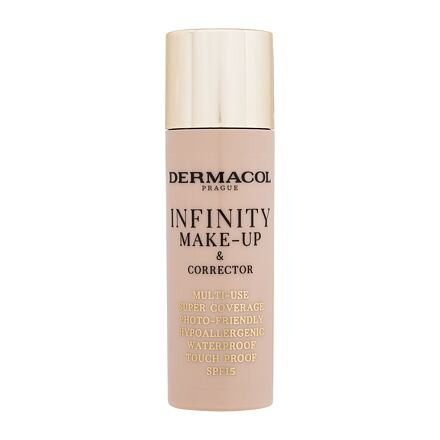 Dermacol Infinity Make-Up & Corrector vysoce krycí make-up a korektor 2v1 20 g odstín 04 Bronze