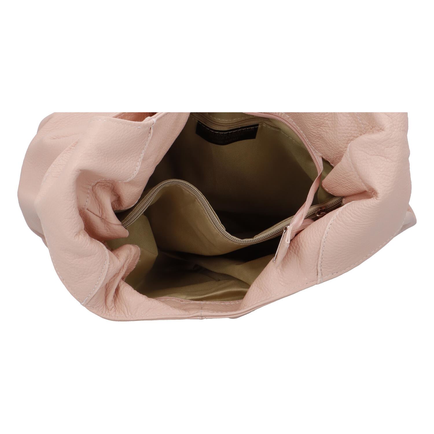 Velká dámská kožená kabelka Hayley růžová