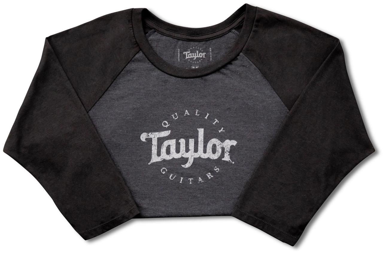 Taylor Ladies Baseball T Grey Blk Forrest/Grey Frost M