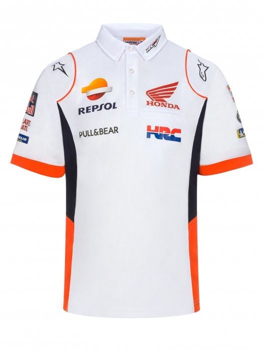 GP Racing Apparel Repsol Honda týmová polokošile MotoGP bílá XL