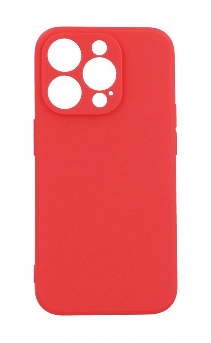 Kryt TopQ Pastel iPhone 15 Pro červený 111536