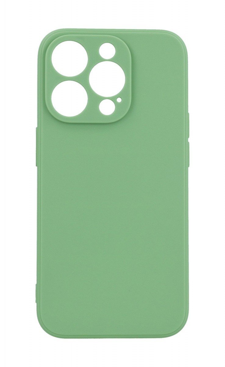 Kryt TopQ Pastel iPhone 15 Pro bledě zelený 111535