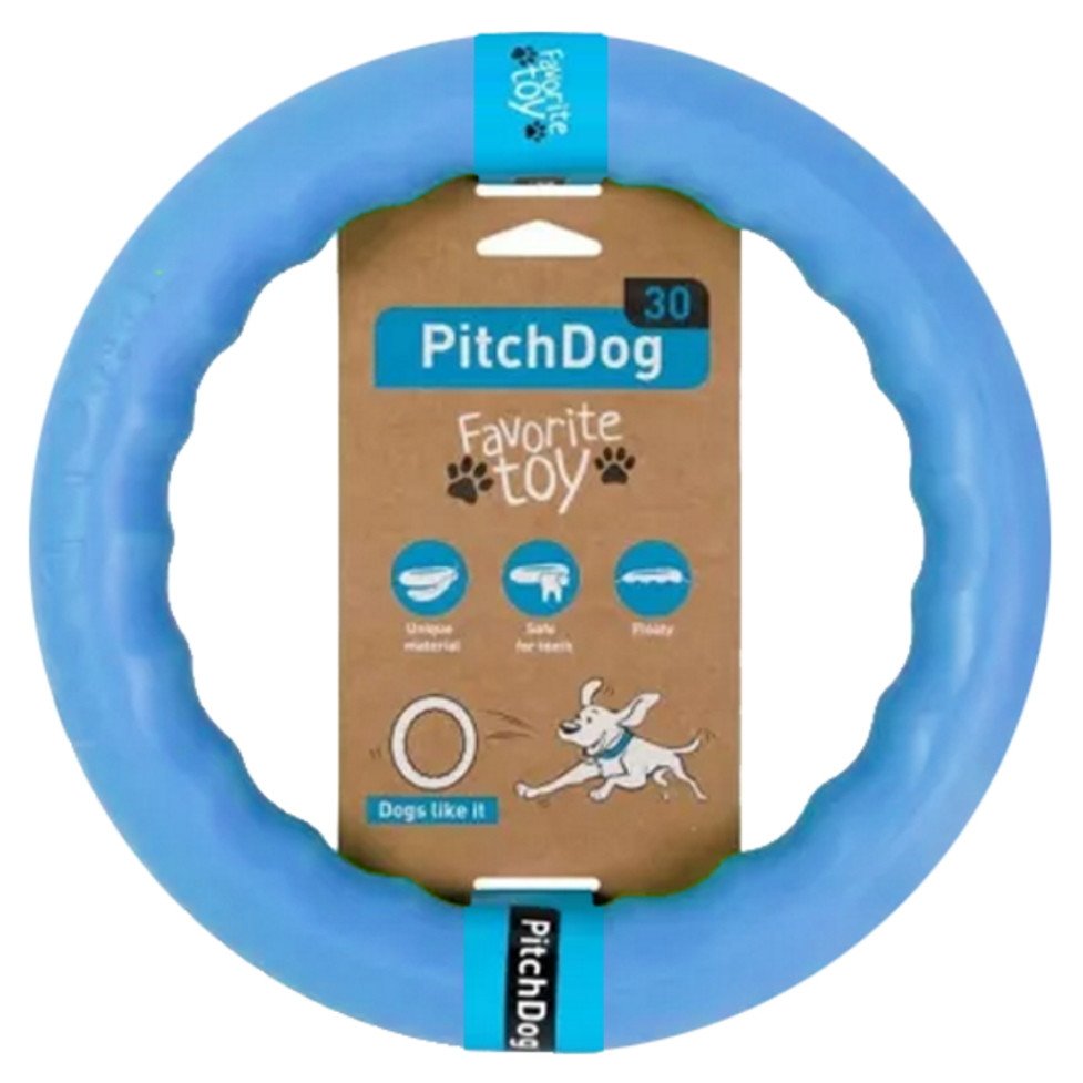 PITCHDOG Ring pěnový kruh pro psy modrý 1 ks, Velikost: 17