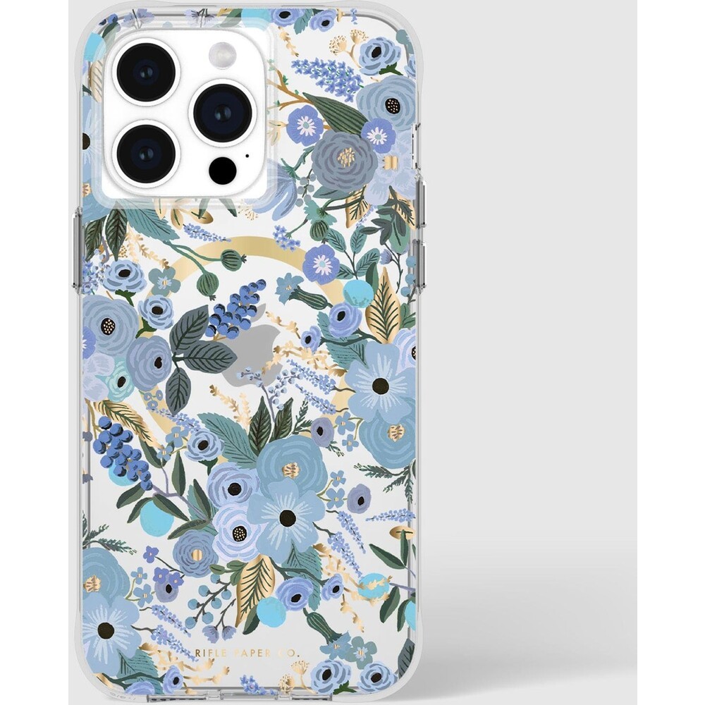 Case Mate Rifle Party Co. Garden Party Blue MagSafe pouzdro pro iPhone 15 Pro Max