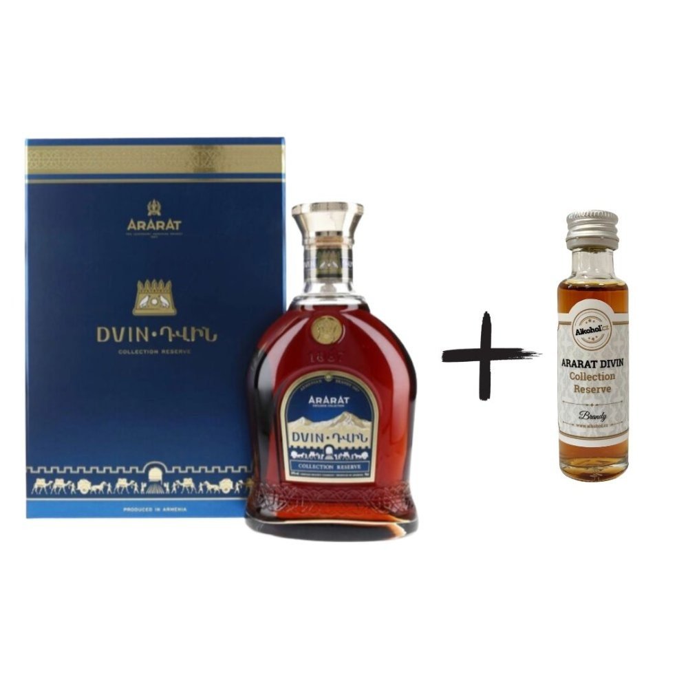 Ararat Divin Collection Brandy Reserve 0,7l 50% + miniatura