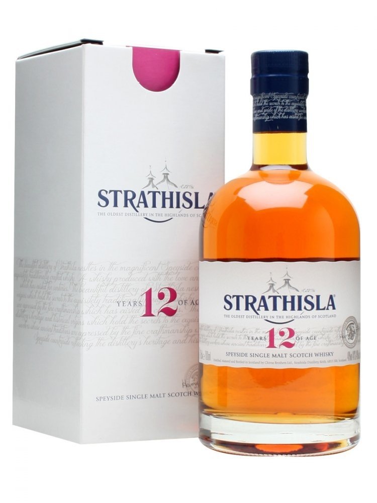 Gravírování: Strathisla 12y 0,7l 40%