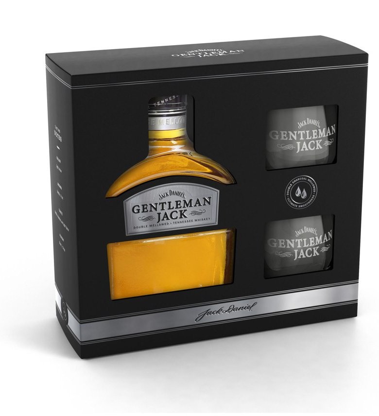 Gravírování: Jack Daniel's Gentleman Jack 0,7l 40% + 2x sklo GB