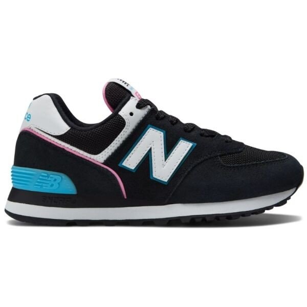 New Balance WL574CK2 Dámská volnočasová obuv, černá, veľkosť 39