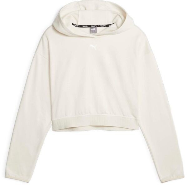 Puma STRONG POWER FLEECE HOODIE Dámská mikina, béžová, veľkosť L