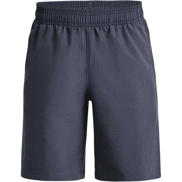 Under Armour WOVEN GRAPHIC SHORTS Chlapecké kraťasy, tmavě šedá, veľkosť XS