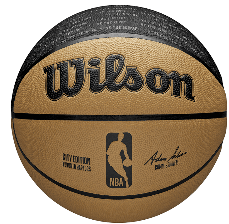 Míč Wilson 2023 NBA TEAM CITY COLLECTOR TORONTO RAPTORS