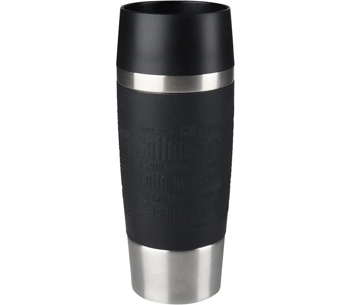 Tefal Tefal - Cestovní hrnek 360 ml TRAVEL MUG nerez/černá