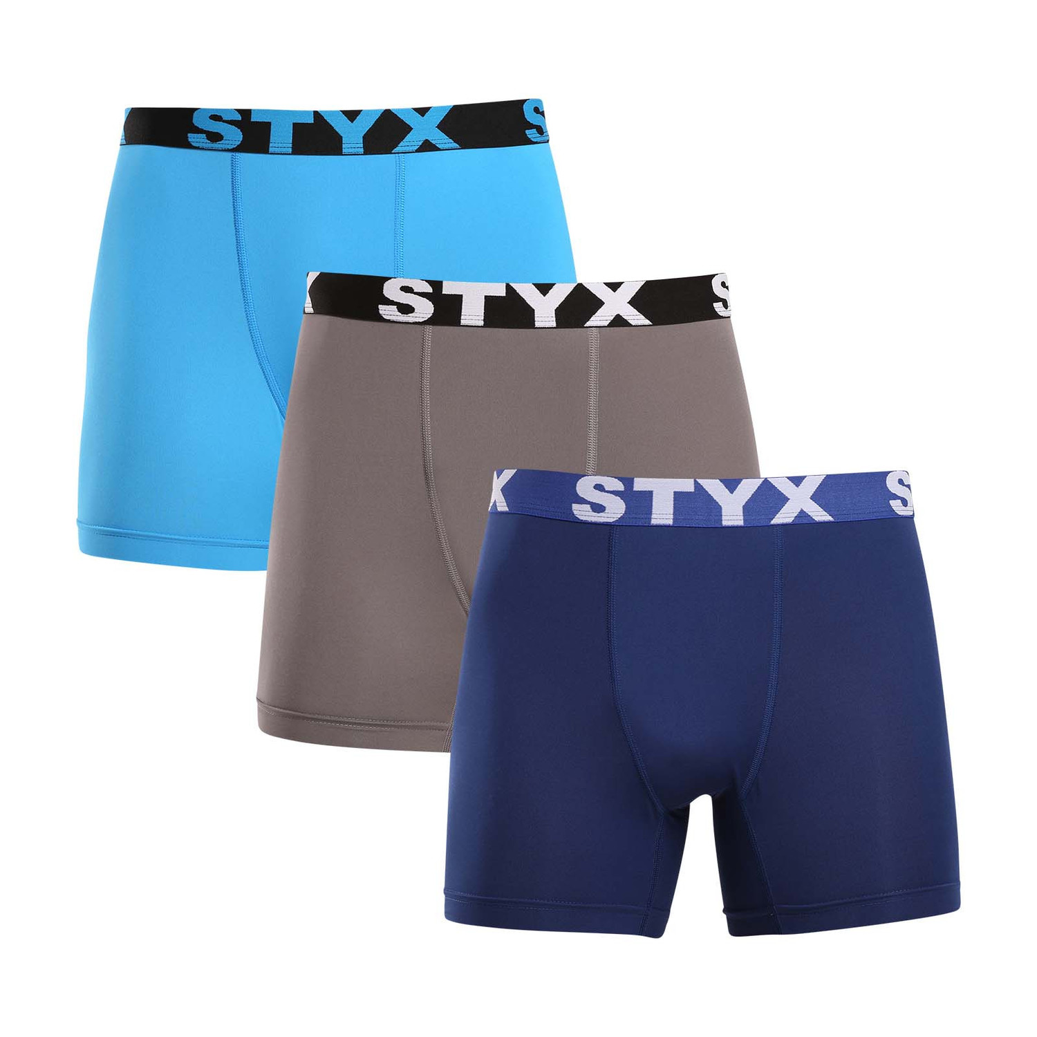 3PACK pánské funkční boxerky Styx vícebarevné (3W96839) XL