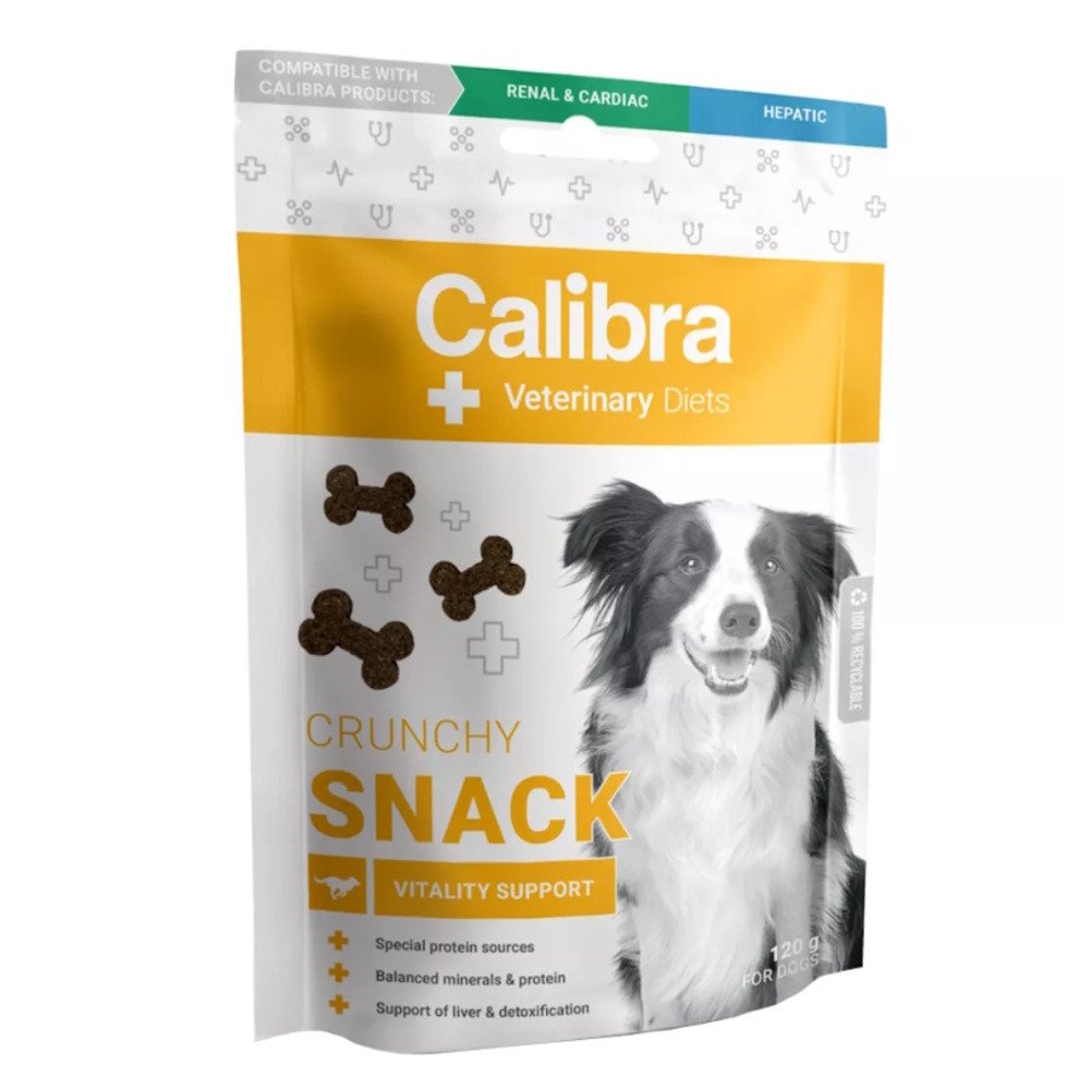 Calibra VD Dog Crunchy Snack Vitality Support 120g