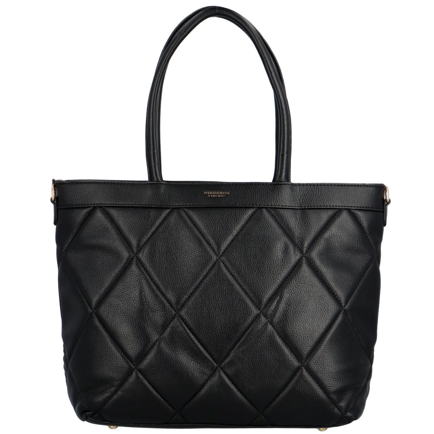 Dámská stylová velká kabelka na rameno černá - DIANA & CO Gladiss černá
