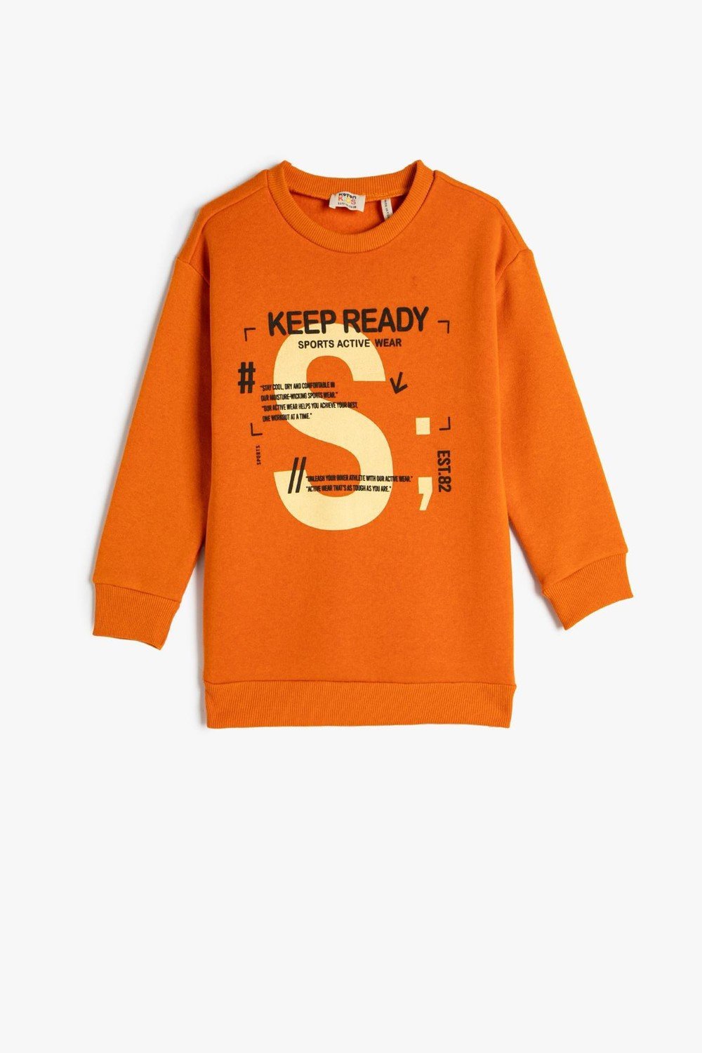 Koton Boys' Orange Sweatshirt