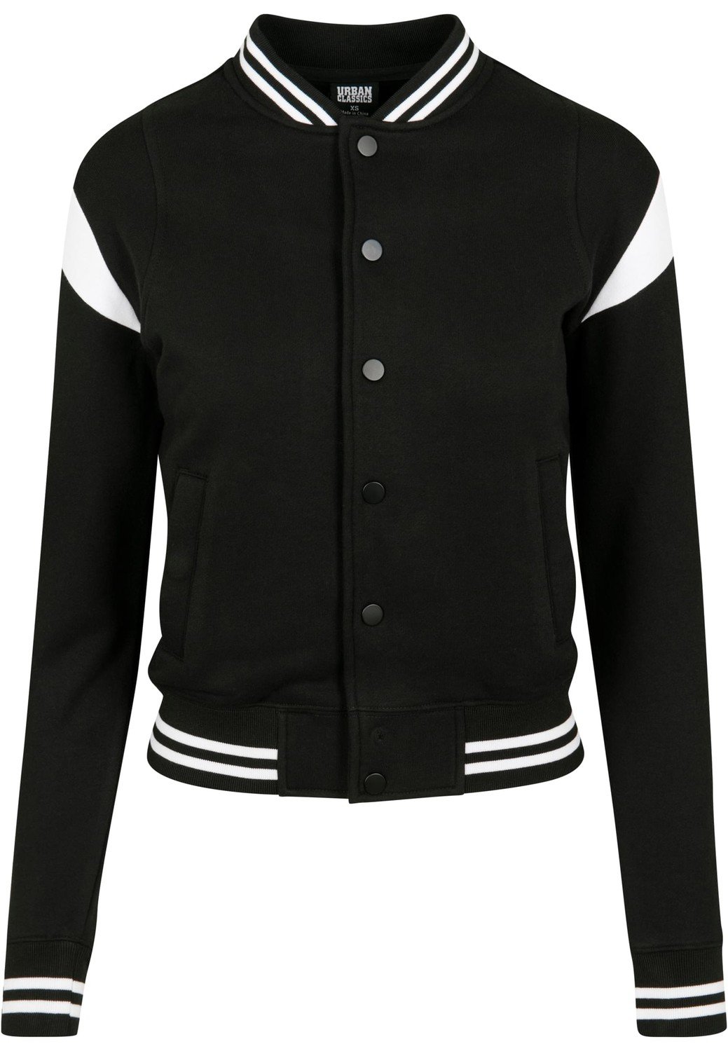 Dámská inset College Sweat Jacket blk/wht