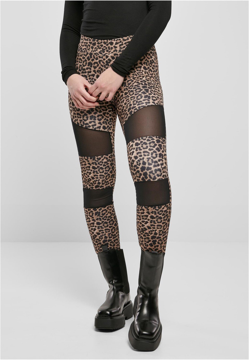 Ladies Tech Mesh AOP Leggings leo