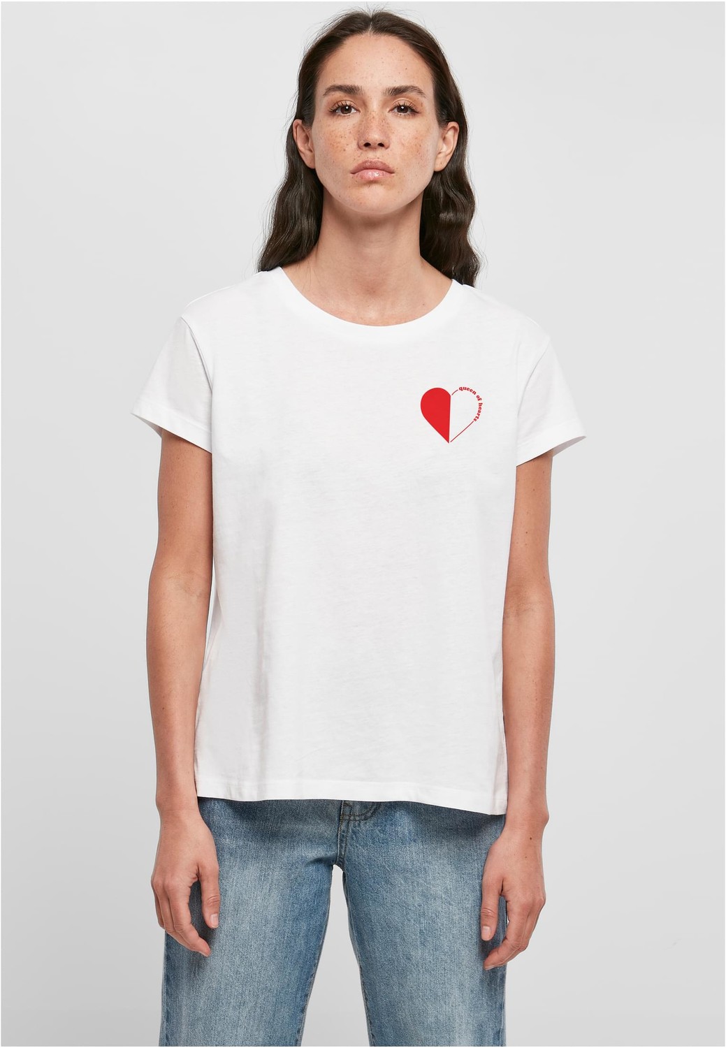 Queen of Hearts Tee white