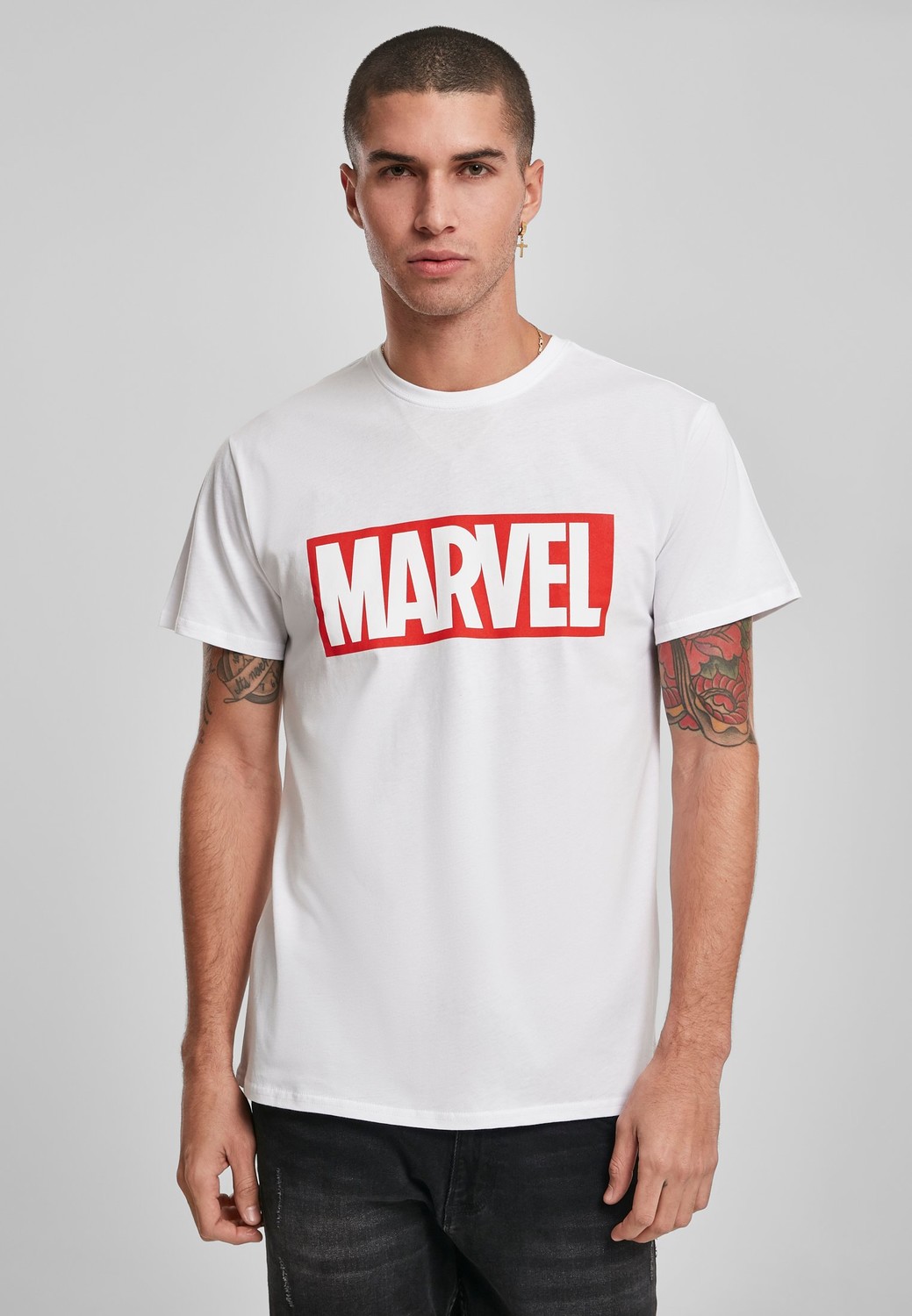Marvel Logo Tee white