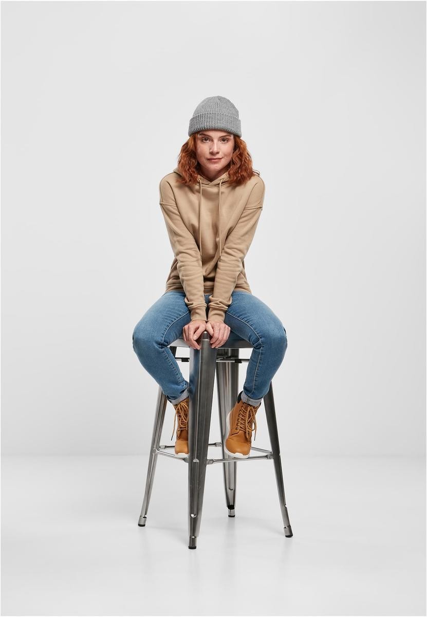 Dámský teplý písek s kapucí