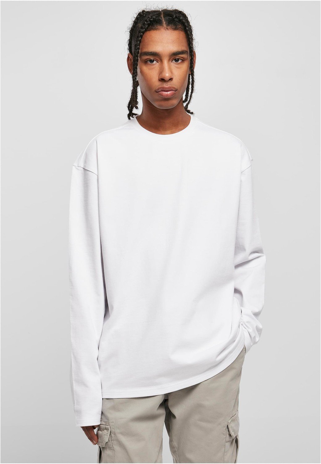 Ultra Heavy Oversized Longsleeve white