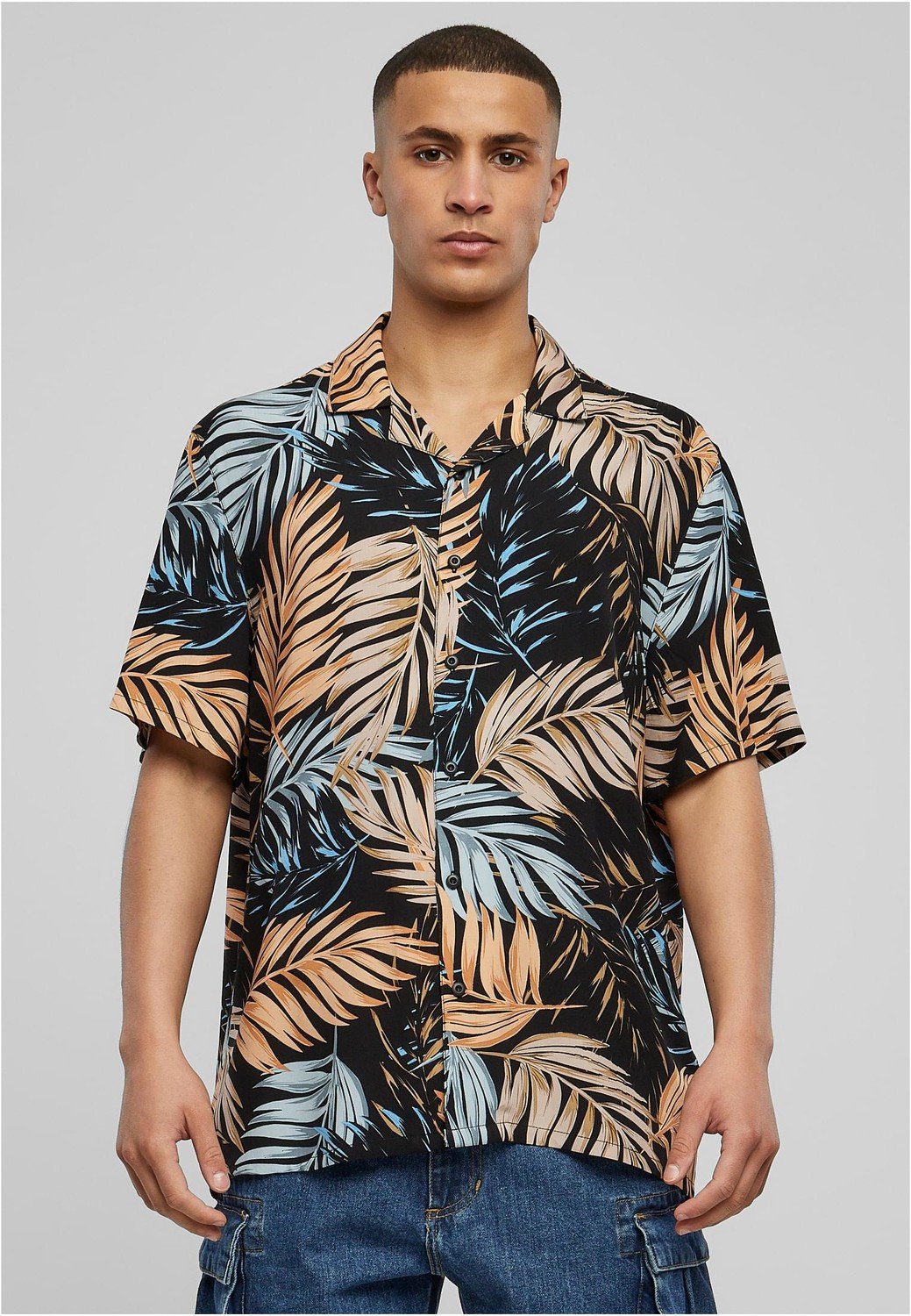 Viscose AOP Resort Shirt palmfront